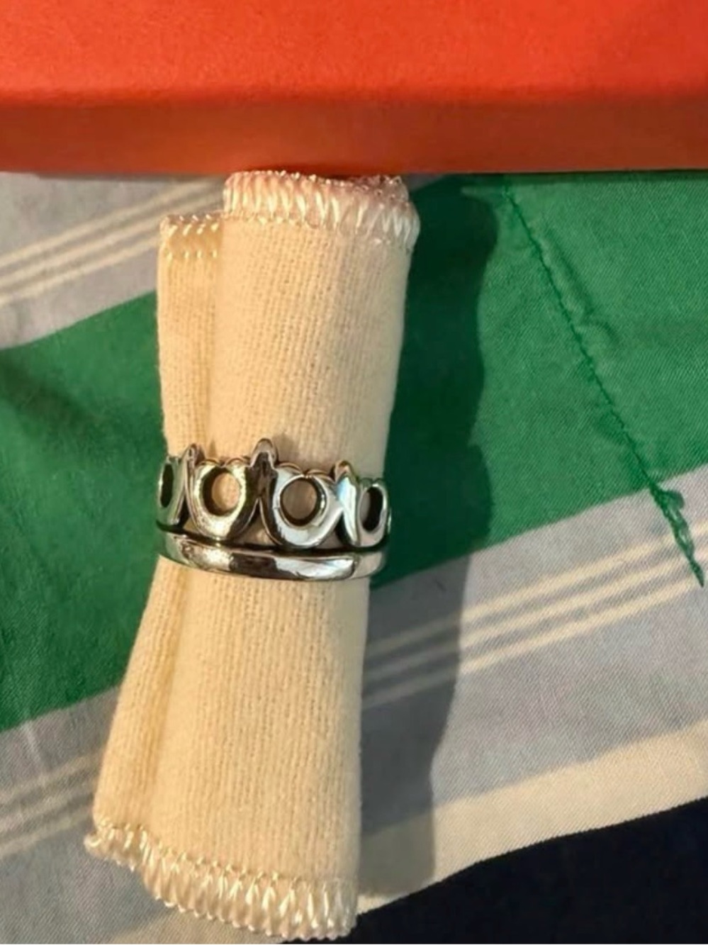 Retired Sterling Silver Crown Ring - Women's Accessory